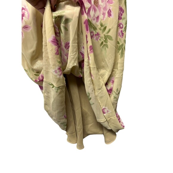 Vintage Romantic Fully Lined JG Hook Sleeveless Floral Midi Dress 90s Y2K Sz 6P - Picture 6 of 12